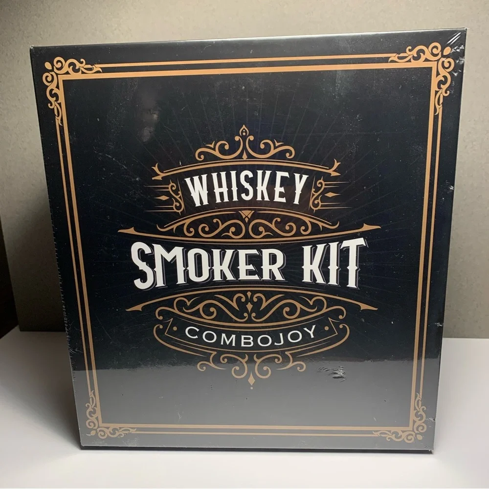 Whiskey Smoker Kit - Black with Gold Accents